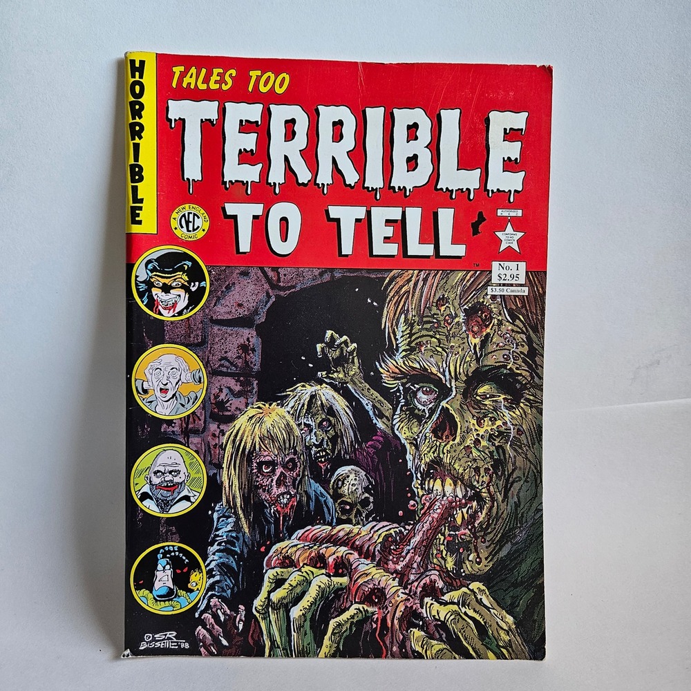 Tales Too Terrible to Tell #1 NEC 1989 Horror Anthology Steve Bissette Cover